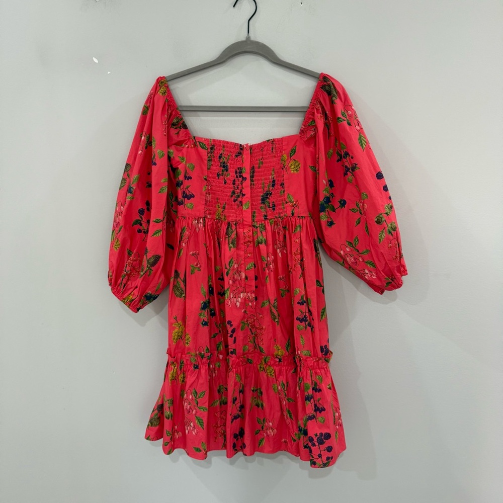 Cara Cara Dress Sip Sip Mini in Botanical Coral Floral - Picture 4 of 5